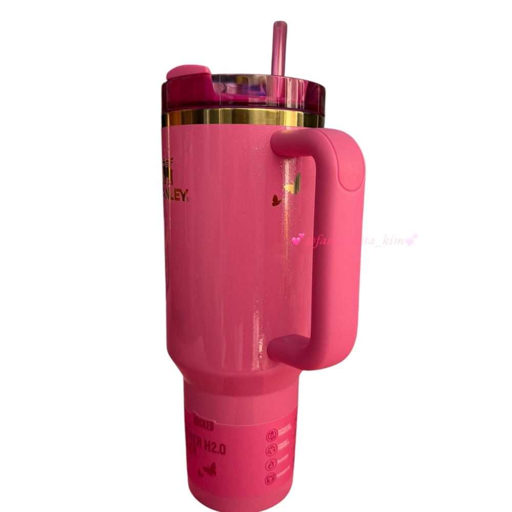 40oz Stanley X Wicked tumbler cup pink NEW - Picture 6 of 11